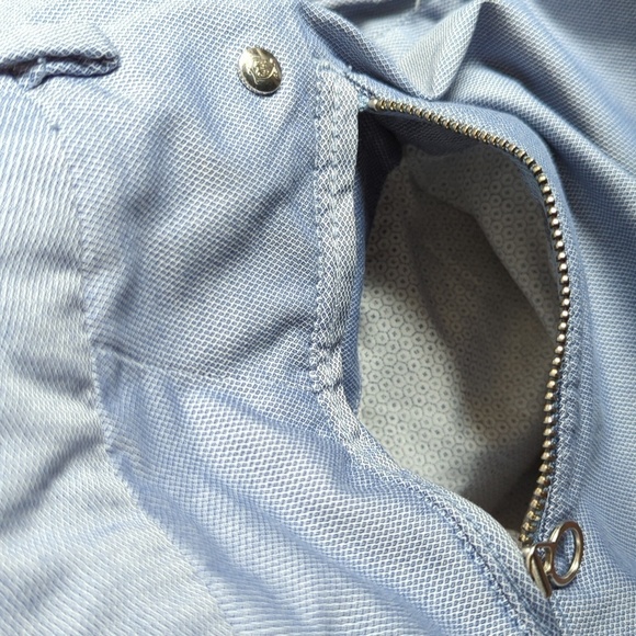 Massimo Dutti Men's Calidad Blue Textured Casual Fit Pants Size 38/34 - Picture 10 of 12